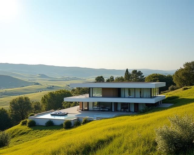 Villa moderna in Val d'Orcia